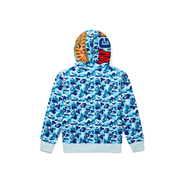 BAPE ABC Camo Shark Full Zip Hoodie Blue