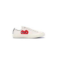 CONVERSE LOW - COMME DES GARÇONS PLAY WHITE