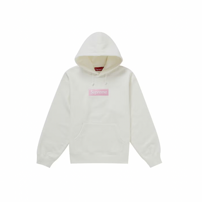 Supreme Box Logo Hooded Sweatshirt (FW25) White