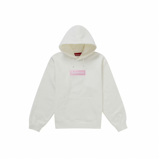 Supreme Box Logo Hooded Sweatshirt (FW25) White