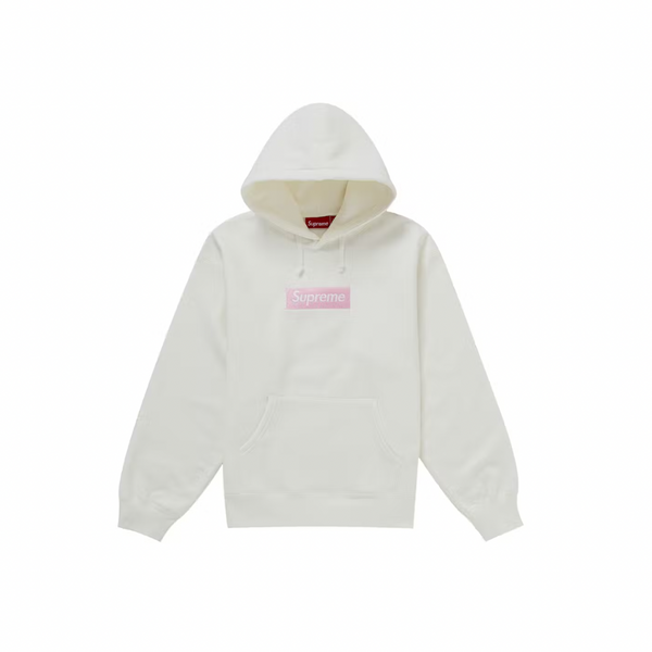 Supreme Box Logo Hooded Sweatshirt (FW25) White