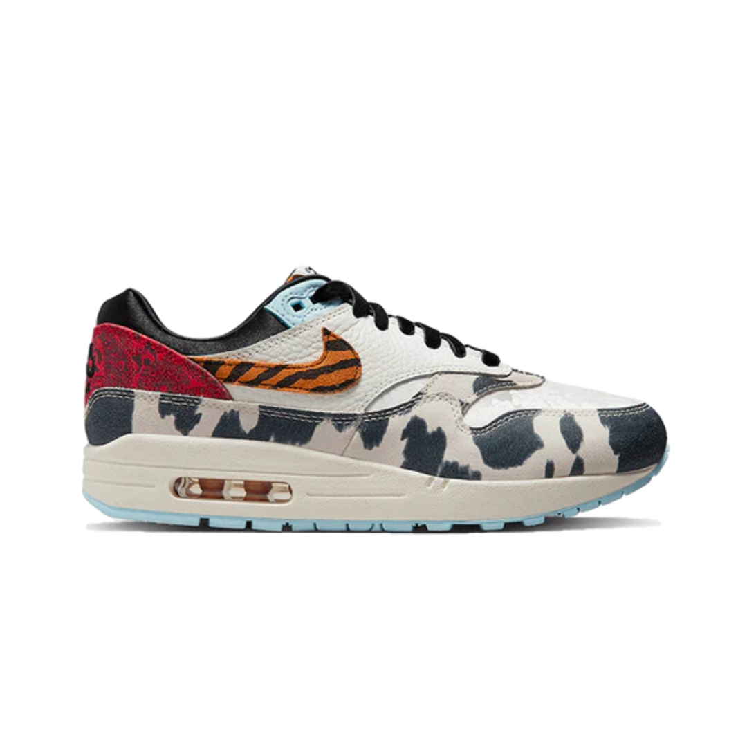Nike Air Max 1 '87 Tiger Swoosh Cow Print