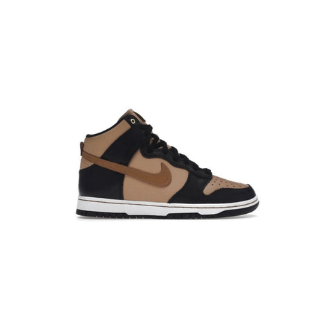 W NIKE DUNK HIGH - BLACK FLAX