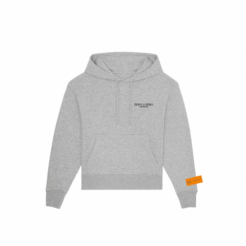 Z2Z HOODIE - AMSTERDAM FLOWER GREY