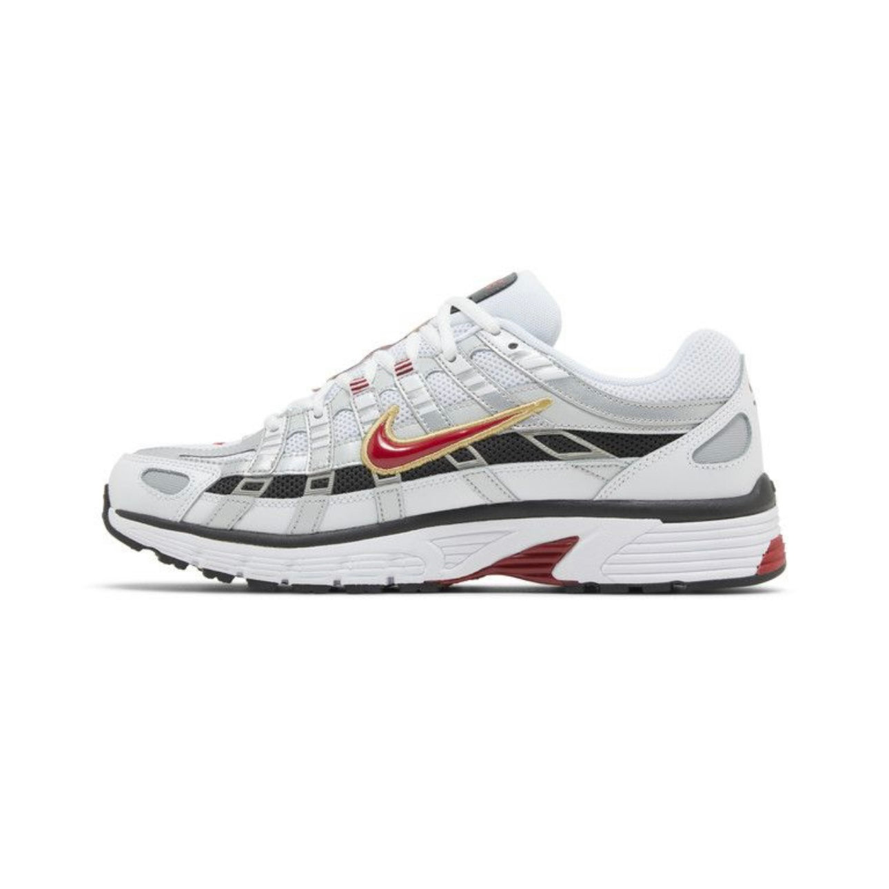 NIKE P-6000 - WHITE GOLD RED