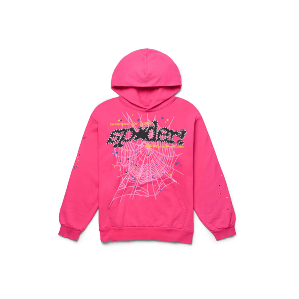 Sp5der P*NK V2 Hoodie Pink