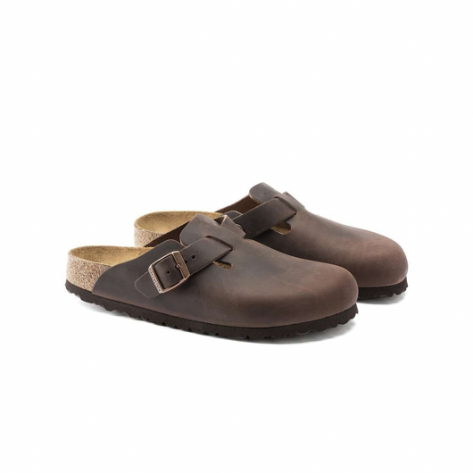 Birkenstock Boston Oiled Leather Habana