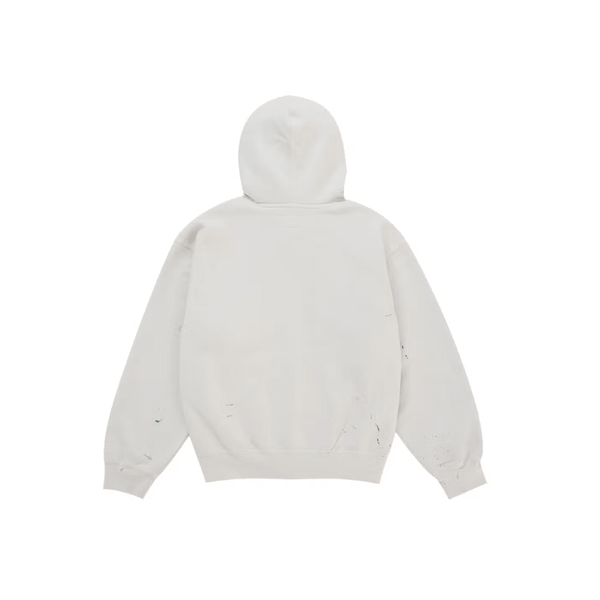 Supreme MM6 Maison Margiela Box Logo Zip Up Hooded Sweatshirt White
