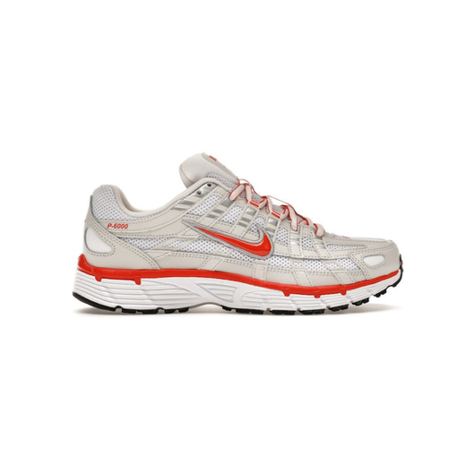 Nike P-6000 White Platinum Tint Black Picante Red (Women's)