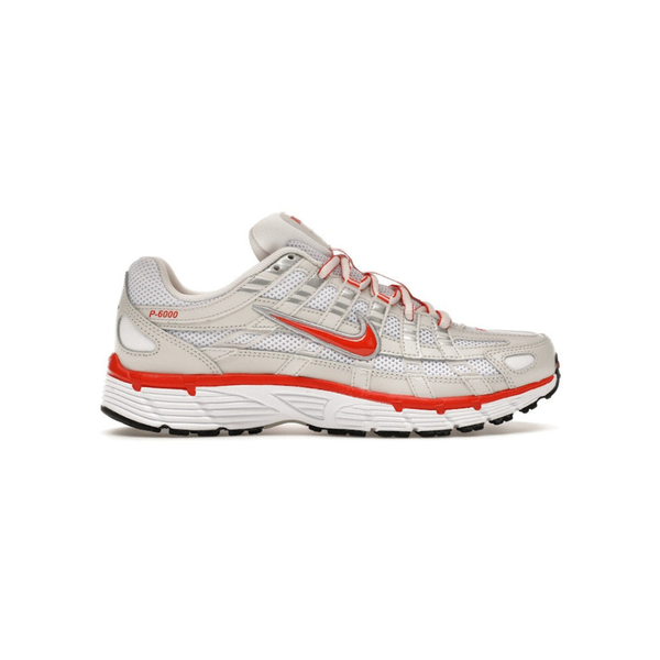 Nike P-6000 White Platinum Tint Black Picante Red (Women's)