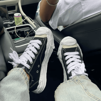 Maison Mihara Yasuhiro Hank OG Sole Canvas Low Black