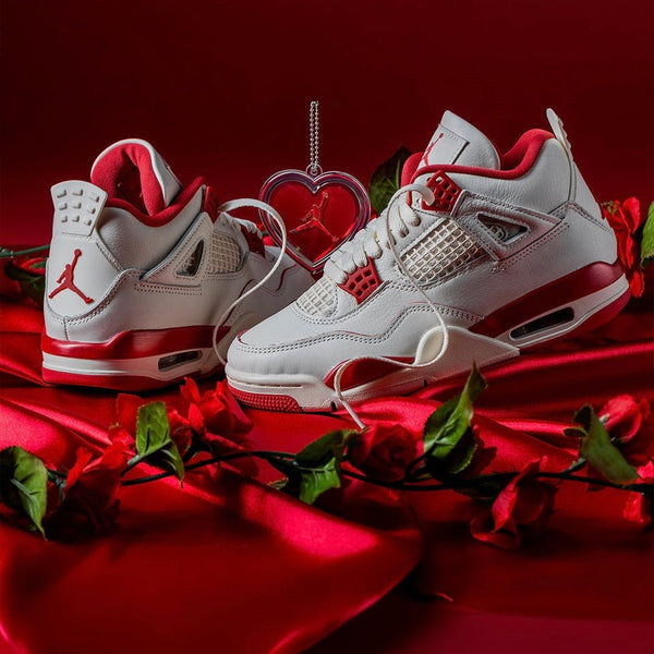 Jordan 4 Retro Valentine's Day Sierra Red (Women's)