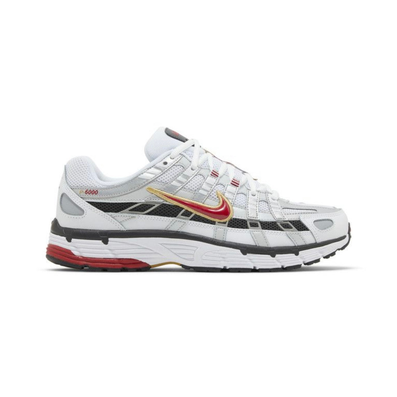 Nike P-6000 White Gold Red