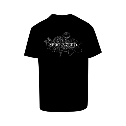 Z2Z T-SHIRT - AMSTERDAM FLOWER BLACK