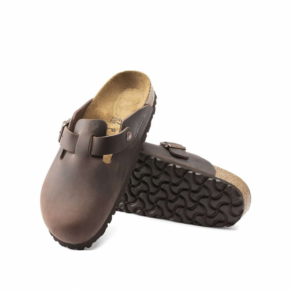 Birkenstock Boston Oiled Leather Habana
