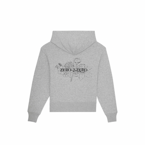 Z2Z HOODIE - AMSTERDAM FLOWER GREY