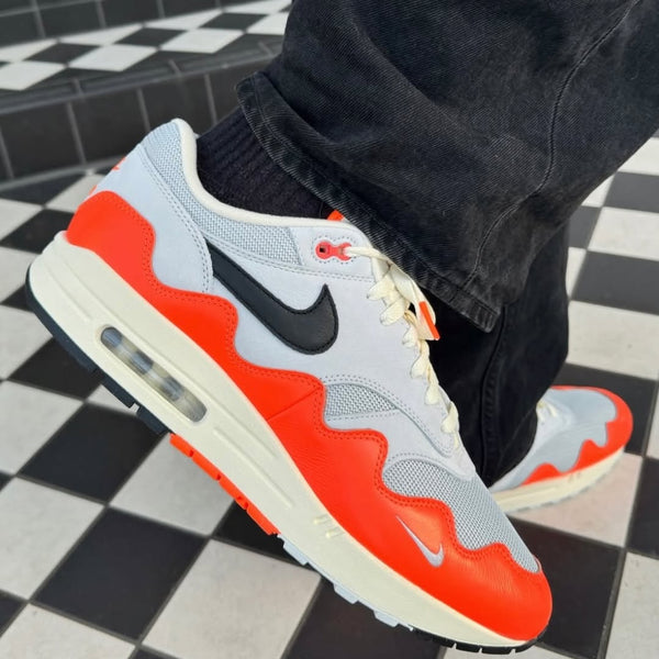 Nike Air Max 1 Patta Waves Hyper Crimson Pure Platinum