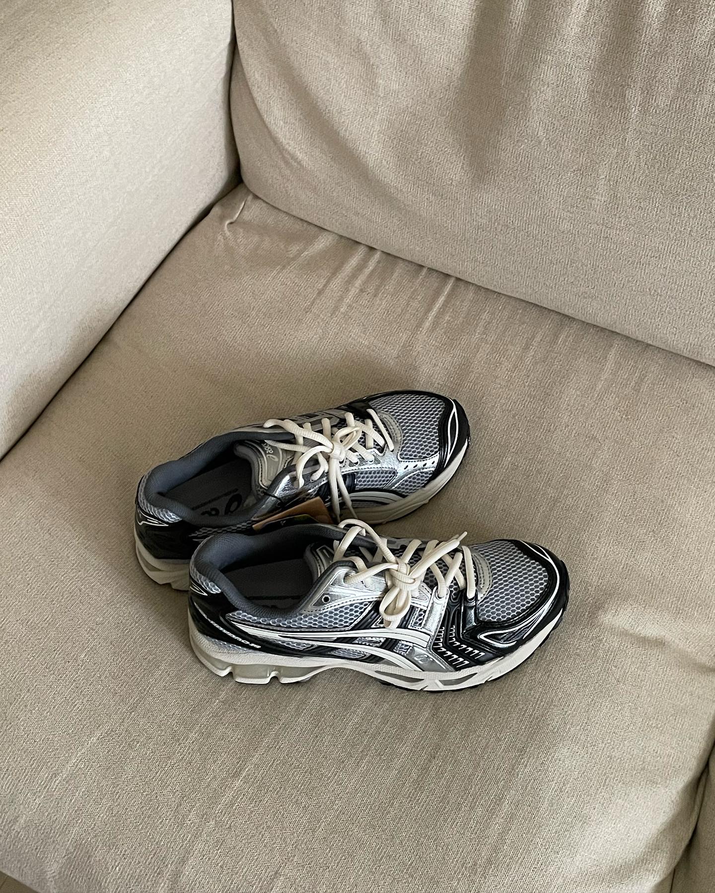 ASICS Gel-Kayano 14 Black Glacier Grey Silver