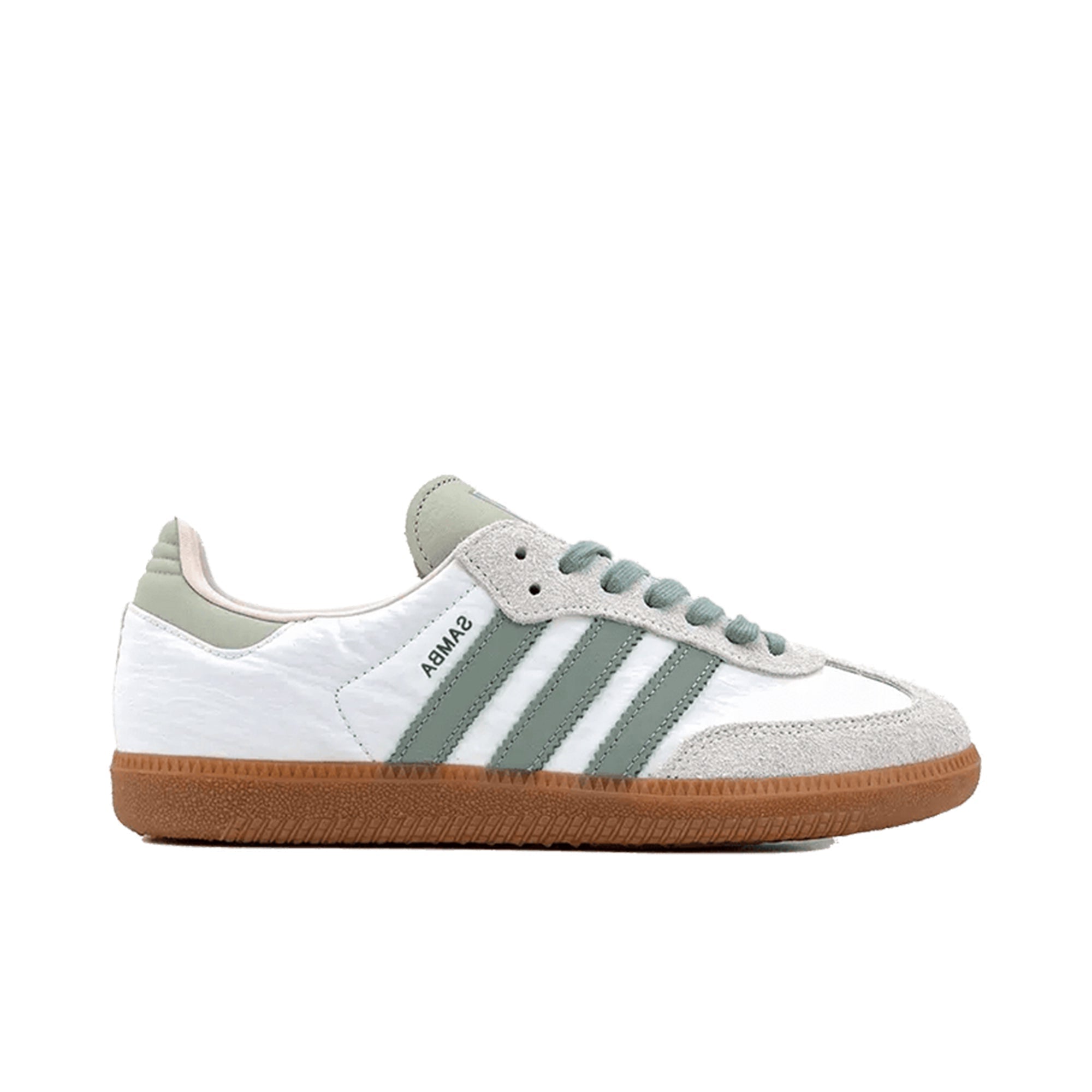 Adidas Samba OG Cloud White Silver Green