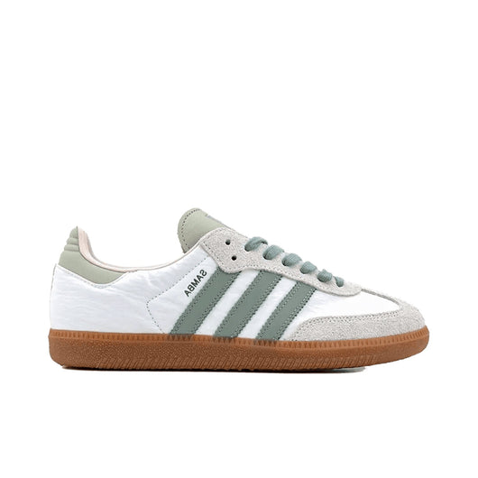 Adidas Samba OG Cloud White Silver Green
