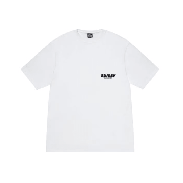 Stussy Rollers Tee White