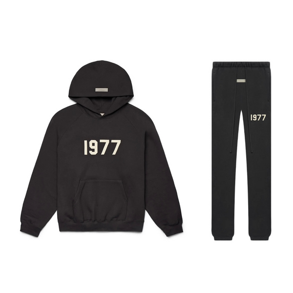 FEAR OF GOD ESSENTIALS FULL SET - 1977 IRON BLACK