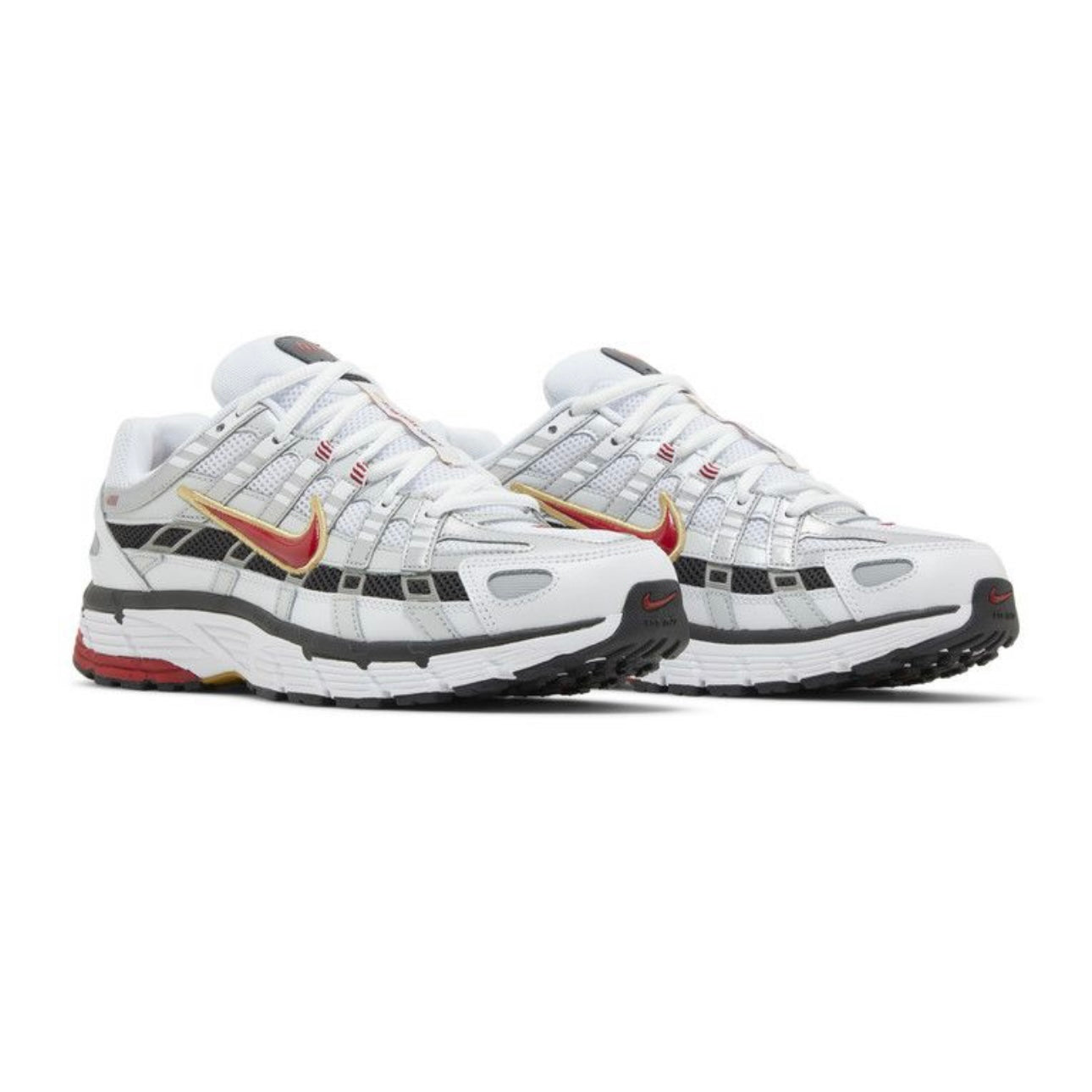 NIKE P-6000 - WHITE GOLD RED