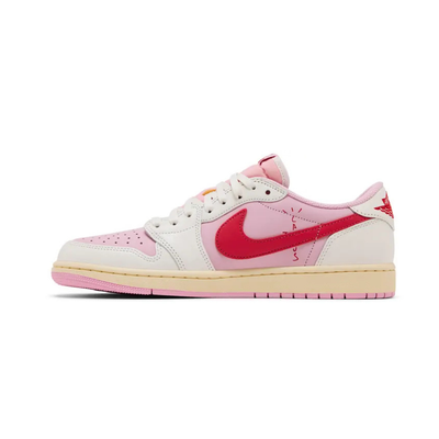 Jordan 1 Retro Low OG SP Travis Scott Sail Tropical Pink