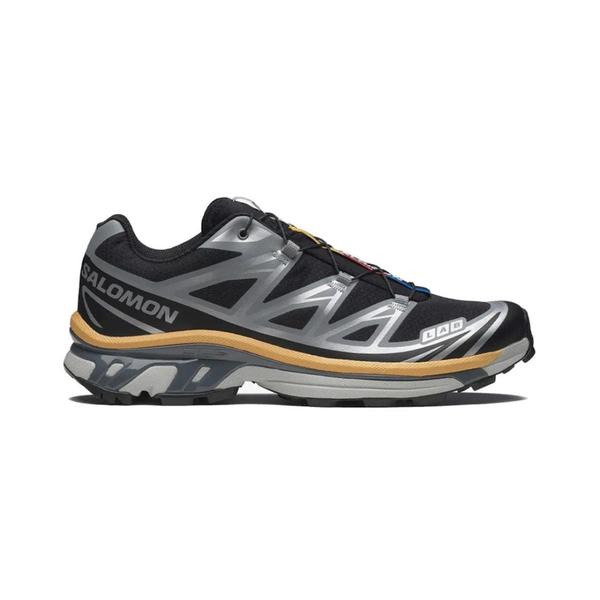 Salomon XT-6 Black Footwear Silver Warm Apricot