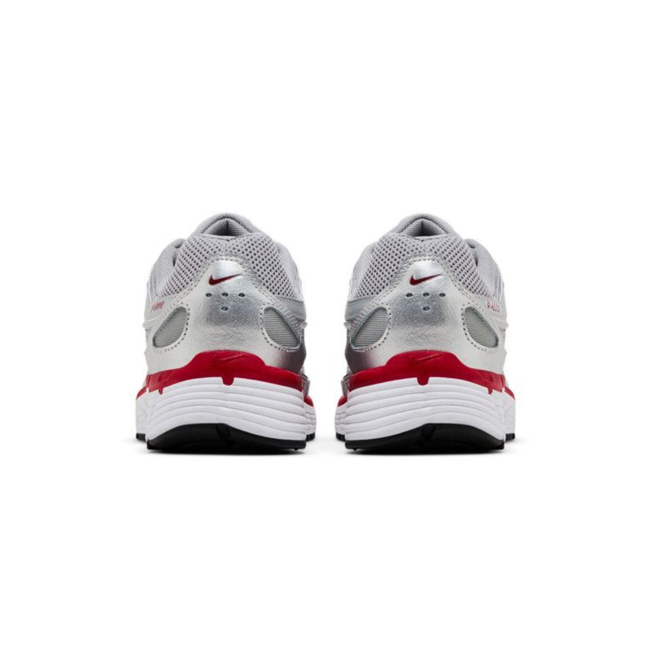 Nike P-6000 Metallic Silver Gym Red