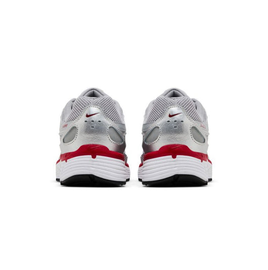 Nike P-6000 Metallic Silver Gym Red