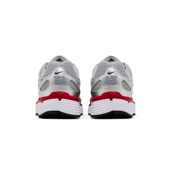 Nike P-6000 Metallic Silver Gym Red