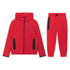 Nike Sportswear Tech Fleece Full-Zip Hoodie & Joggers Set Light University Red Heather/Black/Black