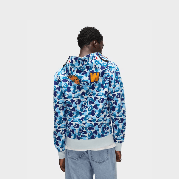 BAPE ABC Camo Shark Full Zip Hoodie Blue