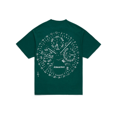 Travis Scott CJ x Audemars Piguet Watch Face Tee Green