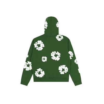 Denim Tears Cotton Wreath Zip Hoodie Green