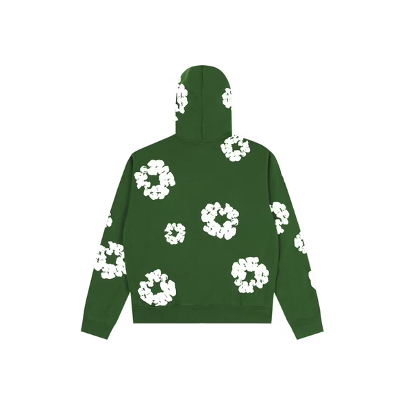 Denim Tears Cotton Wreath Zip Hoodie Green