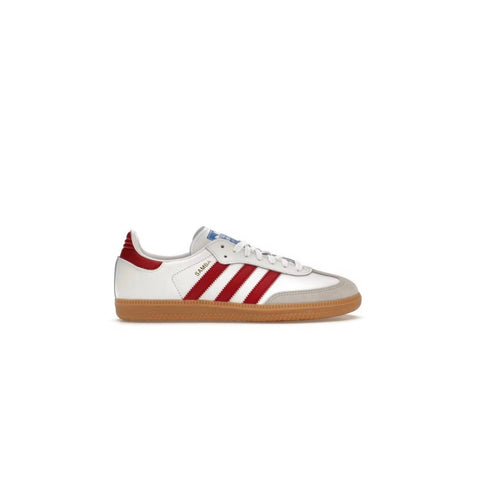 ADIDAS SAMBA OG - WHITE BURGUNDY GUM (woman)