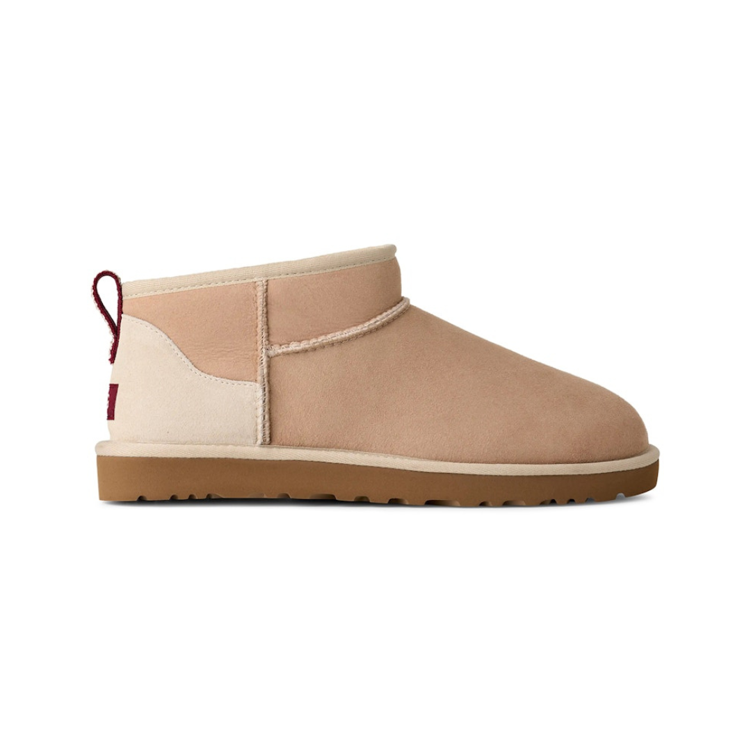 UGG Classic Ultra Mini Boot Driftwood Biking Red