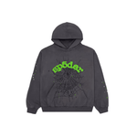 Sp5der Wait Web Hoodie Slate Grey