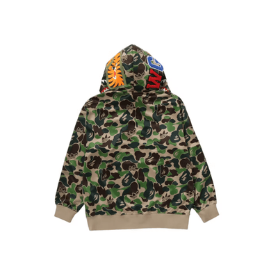 adidas x BAPE Relaxed Fit Track Camo Shark Full Zip Hoodie Green