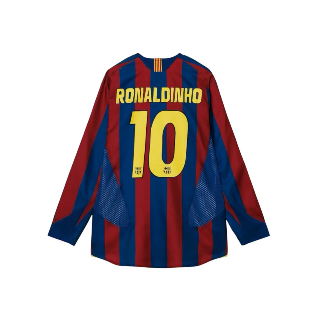 Nike FC Barcelona Re-Issue 2005/06 Ronaldinho #10 Home Jersey Multicolor