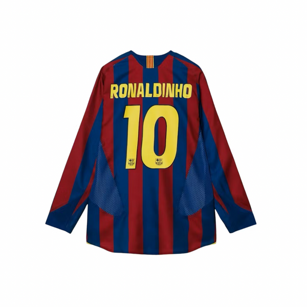Nike FC Barcelona Re-Issue 2005/06 Ronaldinho #10 Home Jersey Multicolor