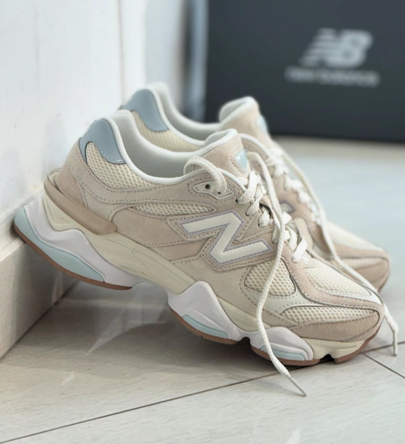 New Balance 9060 Bisque Frosted Glass