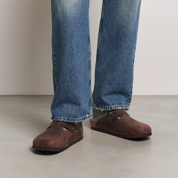 Birkenstock Boston Oiled Leather Habana