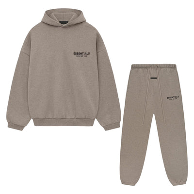 Fear of God Essentials Heather Gray Fleece Set