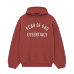 Fear Of God Essentials FW24 Crimson Hoodie