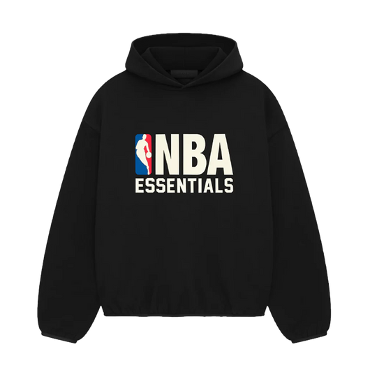 Fear Of God Essentials FW24 NBA Black Hoodie