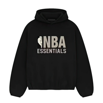 Fear Of God Essentials FW24 NBA Black Grey Hoodie