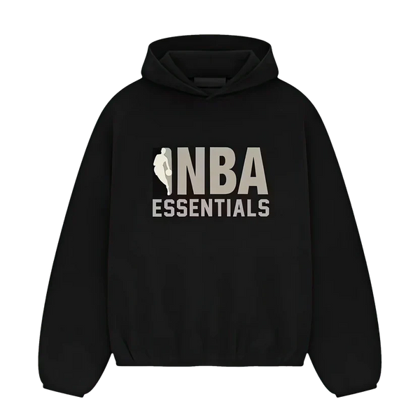 Fear Of God Essentials FW24 NBA Black Grey Hoodie